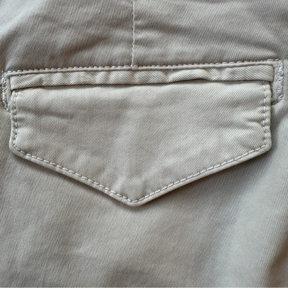 NWT MOTHER Women The Shaker Prep Short Fray High Rise Vanilla Size 24 raw hem - Picture 10 of 16